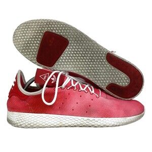 Adidas Pharrell x Tennis Hu Holi Men Sz 11.5 Festival Red Low Lightweight DA9615